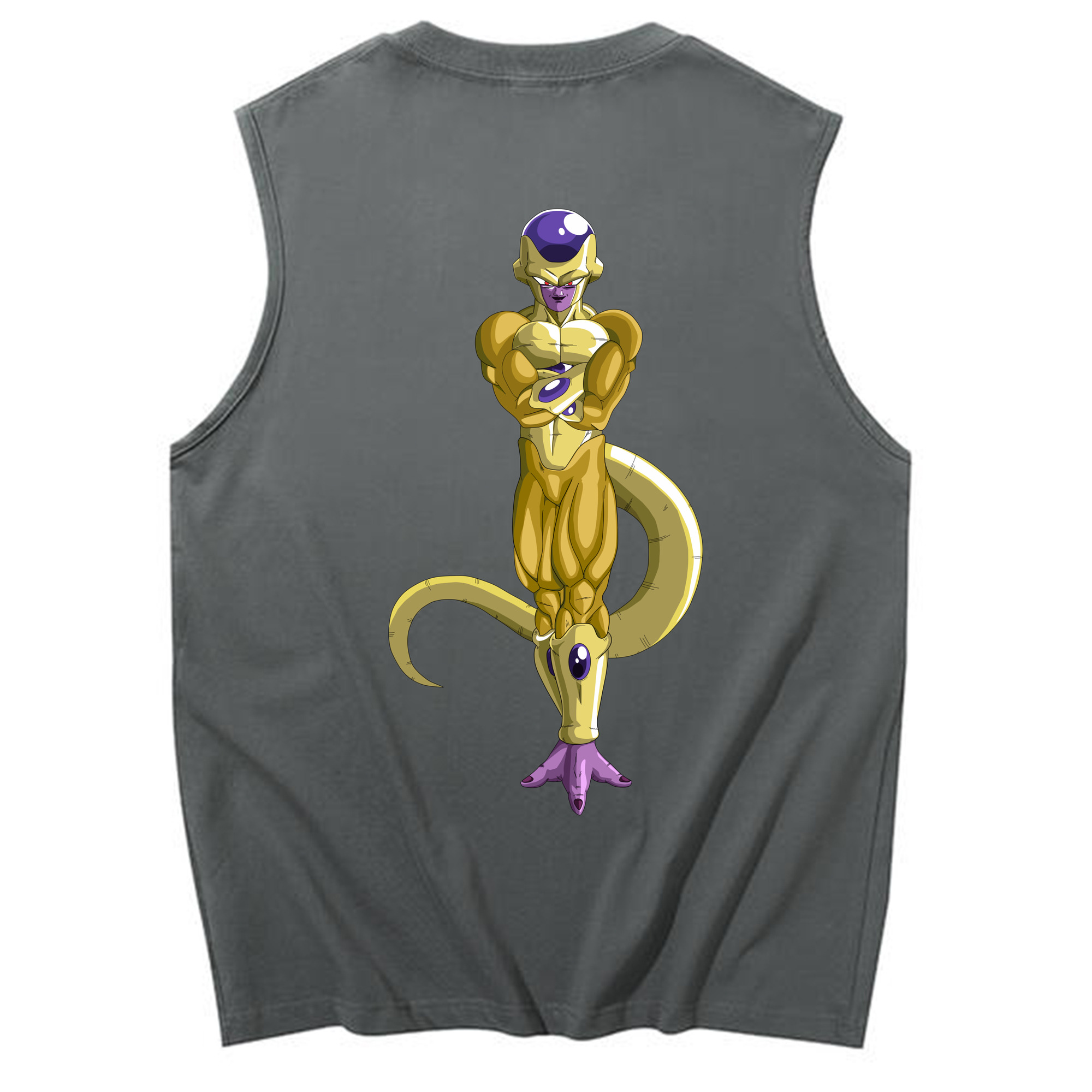 （画像用） ドラゴンボール フリーザ DRAGON BALL Frieza コットン100％タンクトップ（背面プリント）